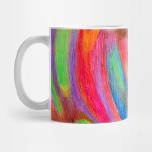 Full moon over the Jungfrau (original landscape artwork) Mug